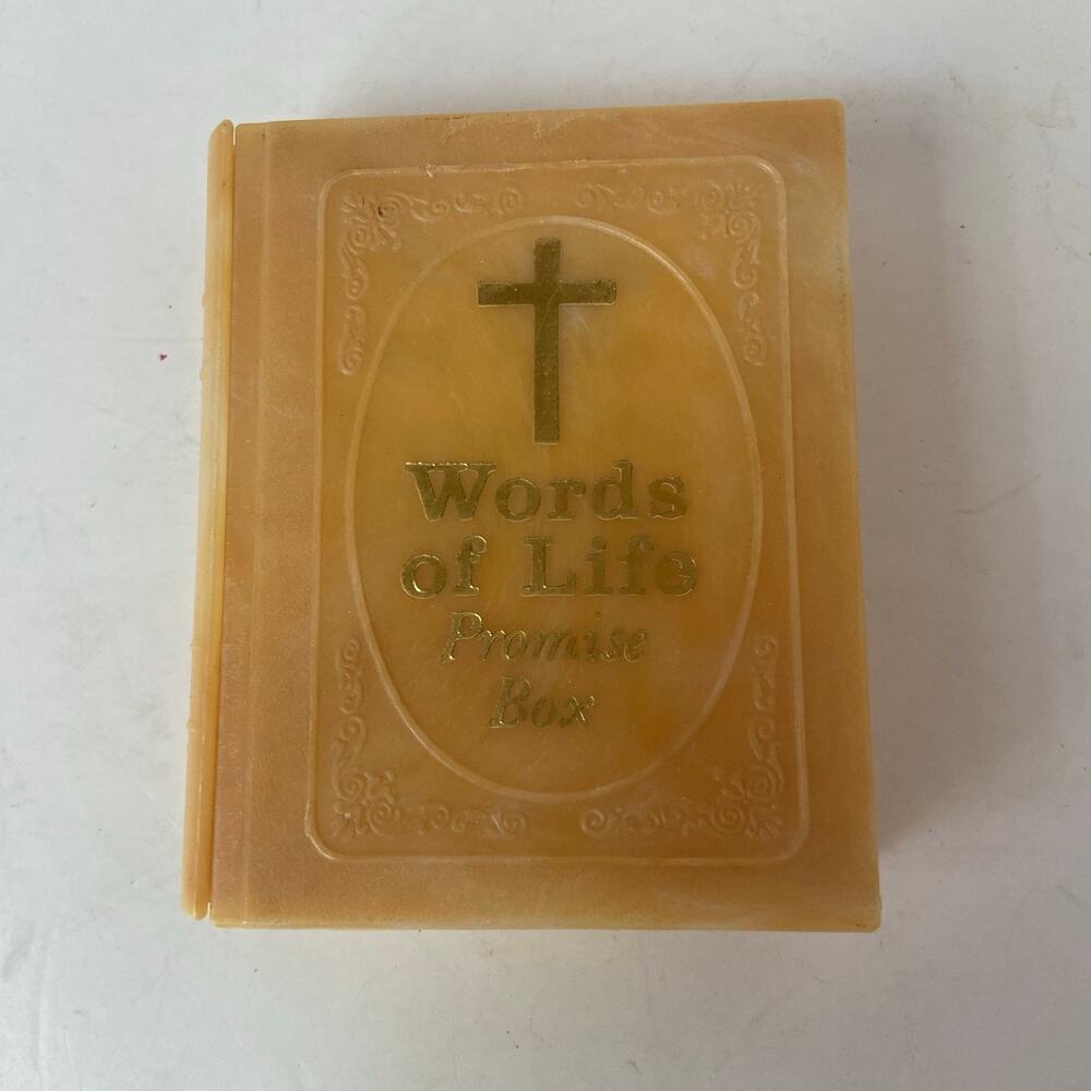 Vintage Warner Press Words of Life Promise Box  Scripture Cards #T9605 Complete